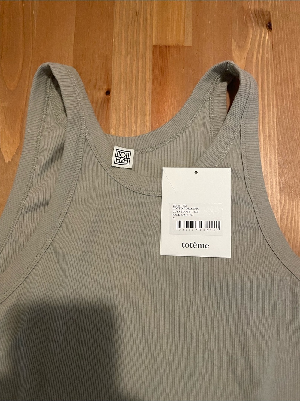 Toteme Curved Rib Tank - Picture 3 of 10